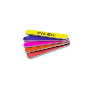 Or Bleu Mini Plastic Nail Files (colored)