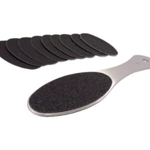 Or Bleu Stainless Foot File With Refill Grits