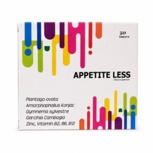 Appetite Less Botanical & Fiber Supplement – 30 Tablets