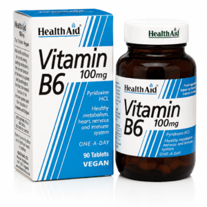 HealthAid Vegan Vitamin B6 100 mg 90 Tablets