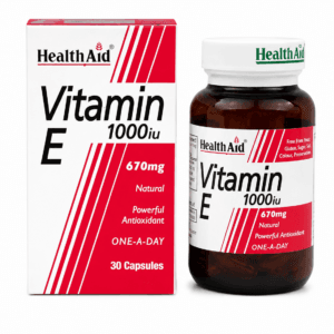 HealthAid Vitamin E 1000 IU 670 mg 30 Capsules