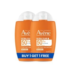 Avène Ultra Fluid Invisible Sunscreen SPF50 Buy 1 Get 1