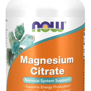 NOW Magnesium Citrate 400Mg Veg Capsules