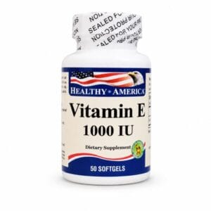 Healthy America Vitamin E 1000 IU – 50 Softgels
