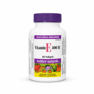 Webber Naturals Vitamin E 400 IU 60 Softgels