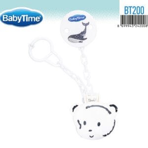 BabyTime Hanging Silicone Pacifier Storage Case, Panda — BT200
