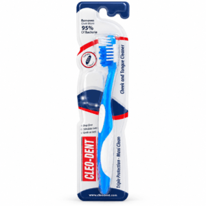 Cleo-Dent Triple Protection Medium Toothbrush