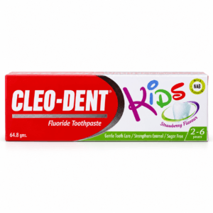 Cleo-Dent Kids Strawberry Fluoride Toothpaste 64.8g