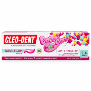Cleo-Dent Kids Bubblegum Fluoride Toothpaste 50ml