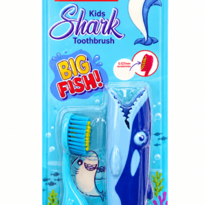 Cleo-Dent Kids Shark soft toothbrush with cover