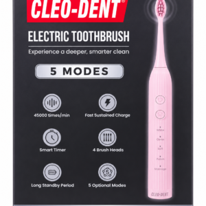 Cleo-Dent Electric Toothbrush with four brush heads