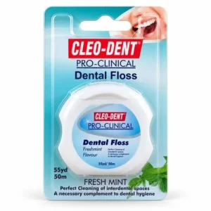 Cleo-Dent Pro-Clinical Fresh Mint Dental Floss 50m