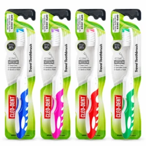 Cleo-Dent Travel Medium Toothbrush