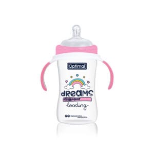 Optimal Extra Wide Neck Baby Bottle with Handles 240 ml