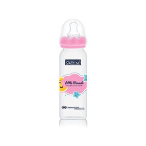 Optimal Anti-Colic Slim Orthodontic Baby Bottle 240 ml