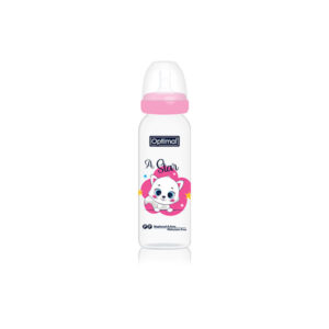 Optimal Anti-Colic Slim Round-Nipple Baby Bottle 240 ml