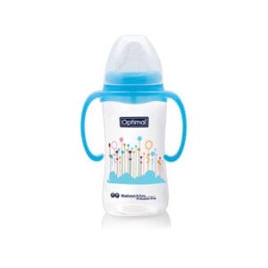Optimal Wide Neck Baby Bottle with Handles 300 ml