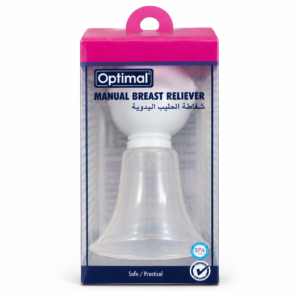Optimal Manual Breast Reliever – white, in original packaging