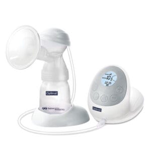 Optimal Rechargeable Breast Pump – White and clear