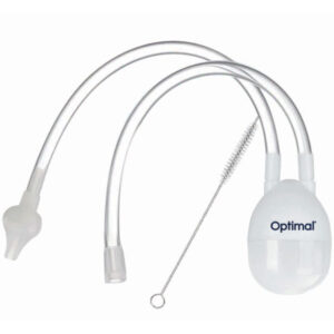 Optimal Silicone Nose Cleaner with Brush – White