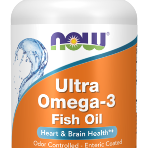 NOW Ultra Omega 3 Fish Oil - 90 Softgels