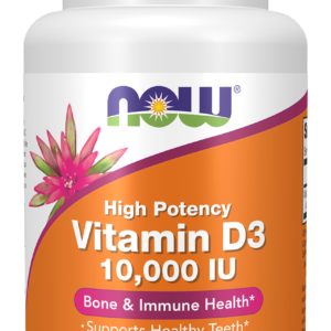 NOW Vitamin D3 10,000 IU – 30 Softgels